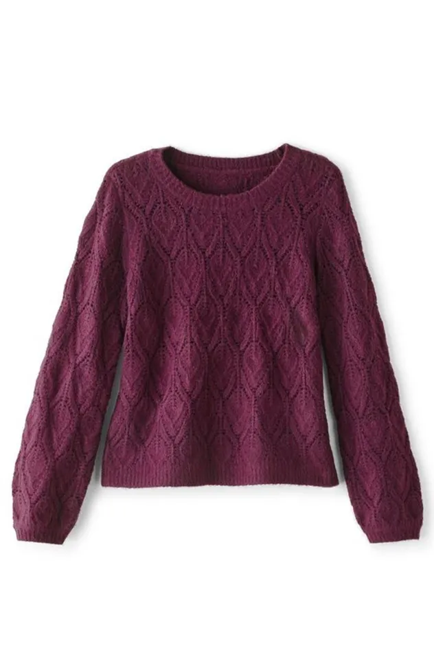 Women Lyric Sweater Potent Purple Soft Surroundings Tops Women Lyric Sweater Potent Purple Soft Surroundings Tops