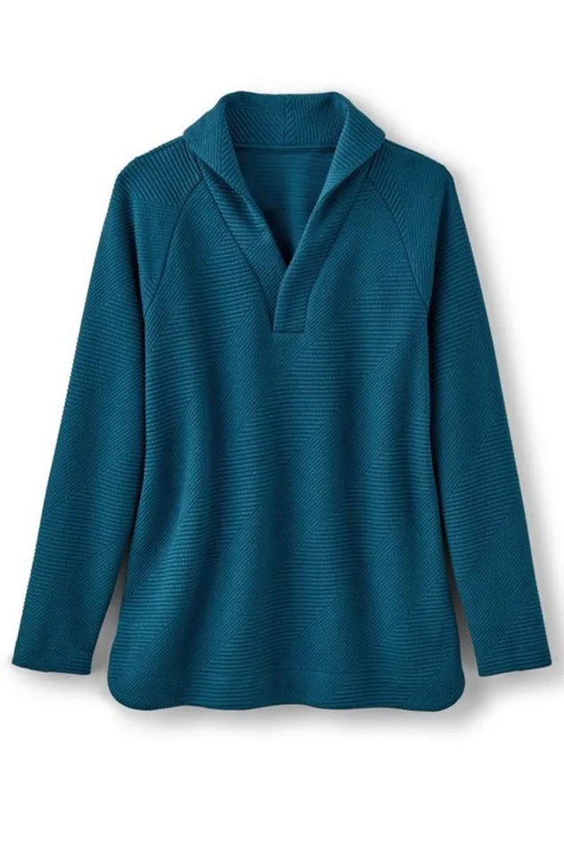 Women Macie Pullover Sangria Red Soft Surroundings Tops Women Macie Pullover Sangria Red Soft Surroundings Tops