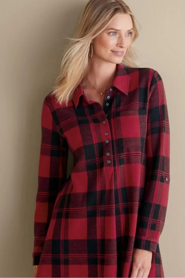 Women Mad About Plaid Top Charcoal Plaid Soft Surroundings Tops Women Mad About Plaid Top Charcoal Plaid Soft Surroundings Tops