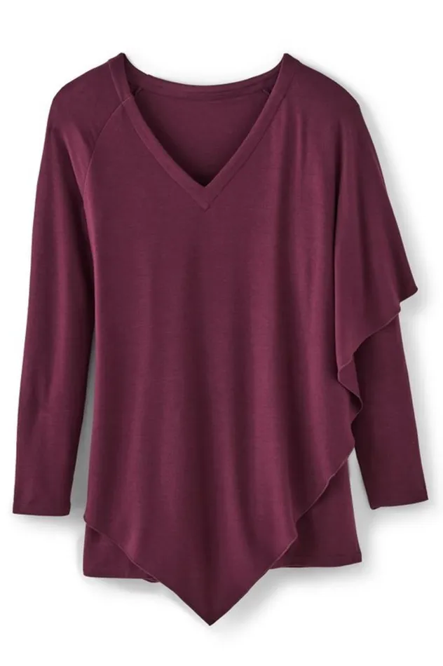 Women Madeline Tunic Black Soft Surroundings Tops Women Madeline Tunic Black Soft Surroundings Tops