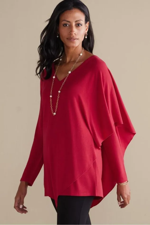 Women Madeline Tunic Black Soft Surroundings Tops Women Madeline Tunic Black Soft Surroundings Tops