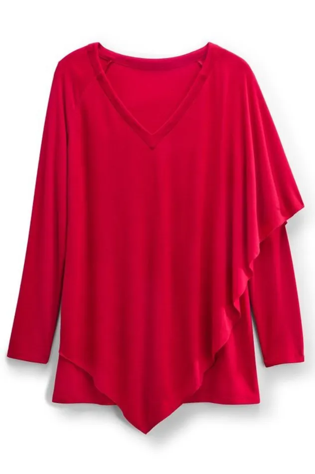 Women Madeline Tunic Black Soft Surroundings Tops Women Madeline Tunic Black Soft Surroundings Tops