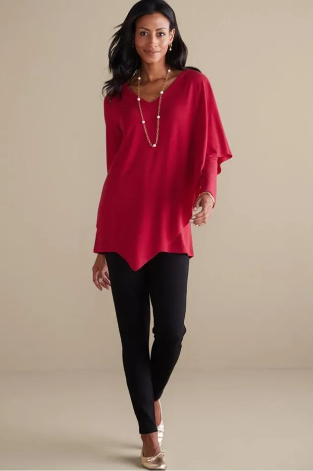 Women Madeline Tunic Black Soft Surroundings Tops Women Madeline Tunic Black Soft Surroundings Tops