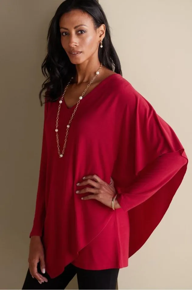 Women Madeline Tunic Black Soft Surroundings Tops Women Madeline Tunic Black Soft Surroundings Tops