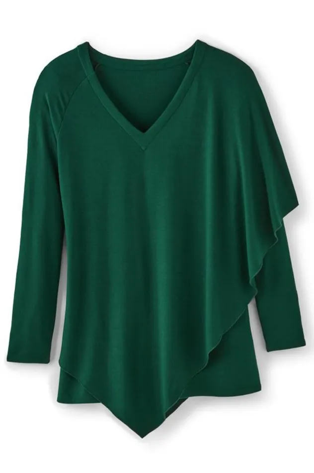 Women Madeline Tunic Black Soft Surroundings Tops Women Madeline Tunic Black Soft Surroundings Tops