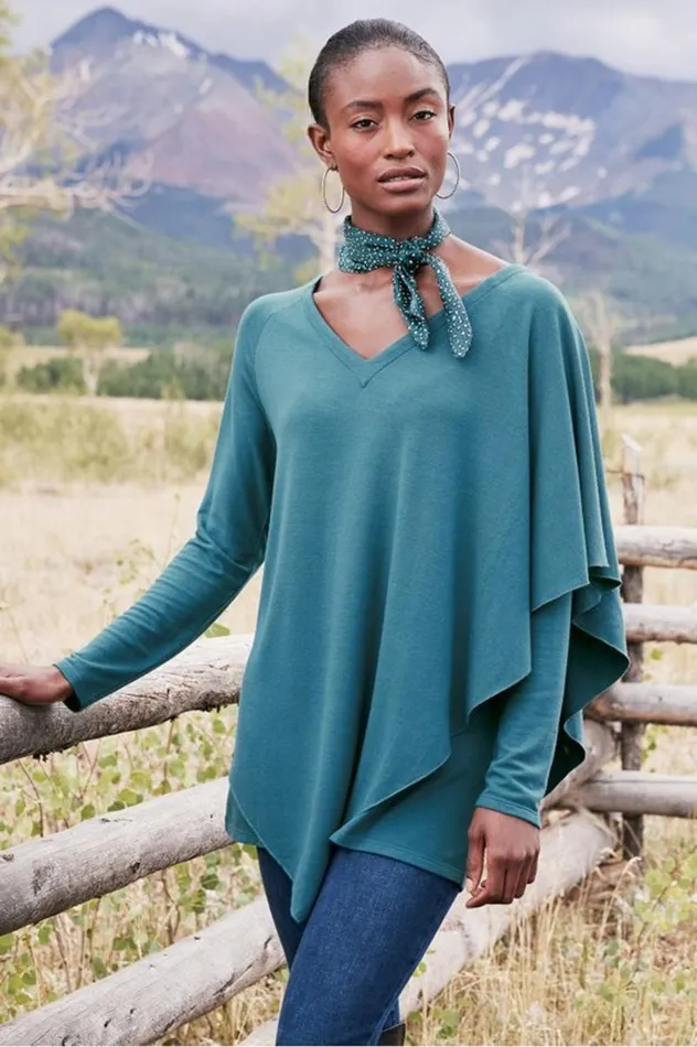 Women Madeline Tunic Black Soft Surroundings Tops Women Madeline Tunic Black Soft Surroundings Tops
