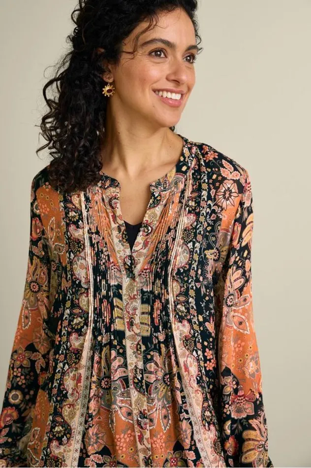 Women Makara Tunic Top and Tank San Fran Scarf Black Soft Surroundings Tops Women Makara Tunic Top and Tank San Fran Scarf Black Soft Surroundings Tops
