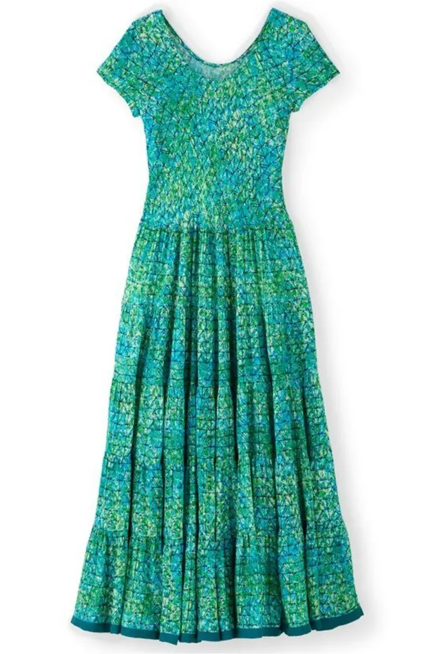 Women Mariana Dress Green Geo Batik Soft Surroundings Dresses Women Mariana Dress Green Geo Batik Soft Surroundings Dresses