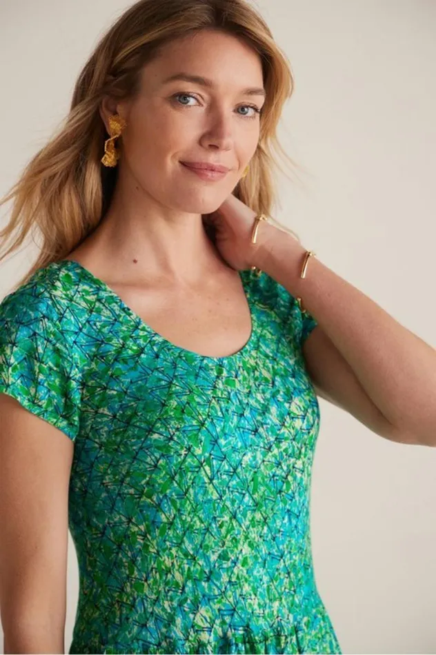 Women Mariana Dress Green Geo Batik Soft Surroundings Dresses Women Mariana Dress Green Geo Batik Soft Surroundings Dresses