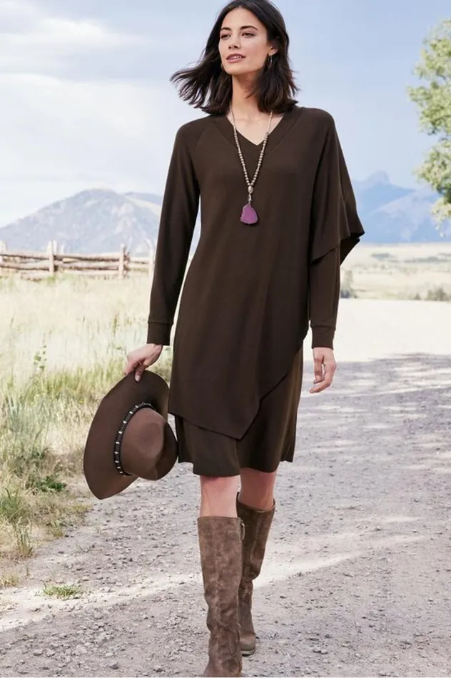 Women Marla Dress Black Soft Surroundings Dresses Women Marla Dress Black Soft Surroundings Dresses