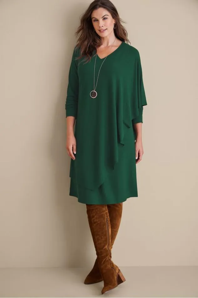 Women Marla Dress Black Soft Surroundings Dresses Women Marla Dress Black Soft Surroundings Dresses