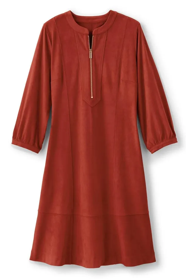 Women Martine Faux Suede Dress Bossa Nova Soft Surroundings Dresses