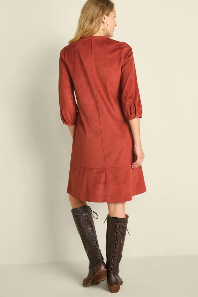 Women Martine Faux Suede Dress Bossa Nova Soft Surroundings Dresses