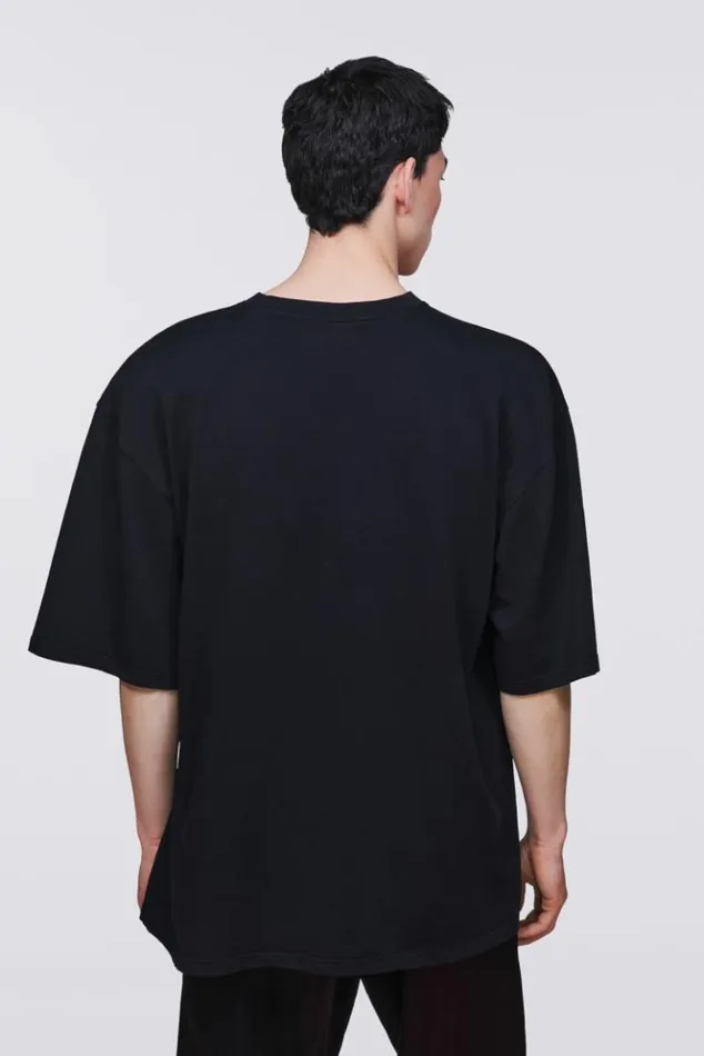 WomenMen Fiorucci Invitation Graphic TShirt Black Black WomenMen Fiorucci Invitation Graphic TShirt Black Black