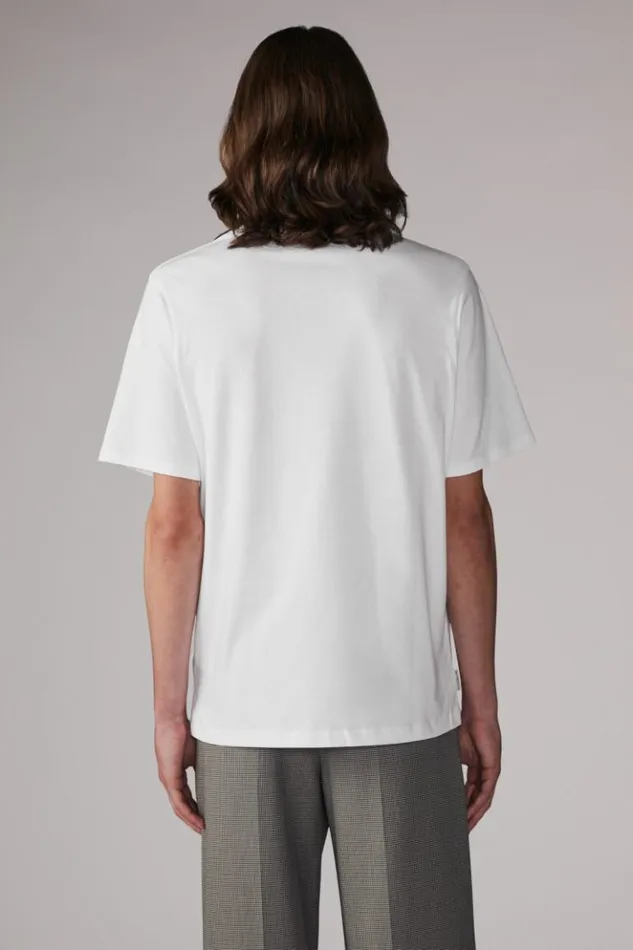 WomenMen Fiorucci Unisex Massimo TShirt White White WomenMen Fiorucci Unisex Massimo TShirt White White