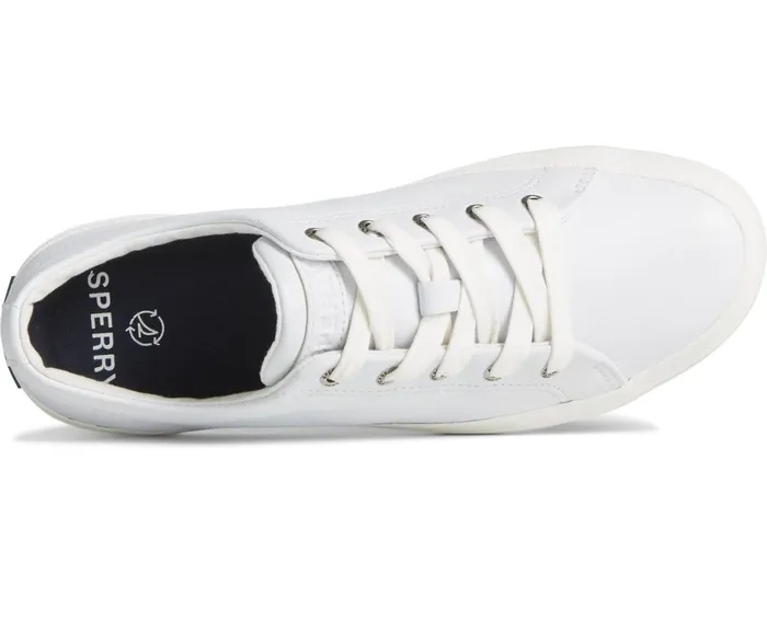 WomenMen Unisex Striper II LLT Leather Sneaker White Sperry Sneakers