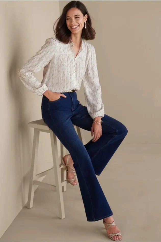 Women Mila Metallic Blouse Ivory Pearl Soft Surroundings Tops Women Mila Metallic Blouse Ivory Pearl Soft Surroundings Tops