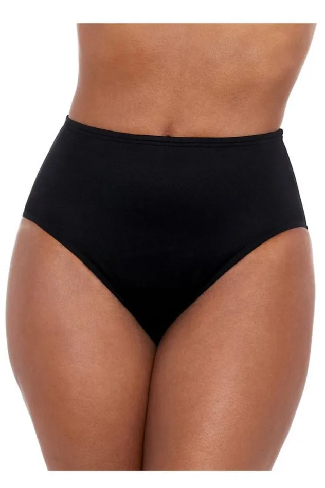 Women Miraclesuit Separate Bottoms Basic Pant Black Soft Surroundings Swimwear