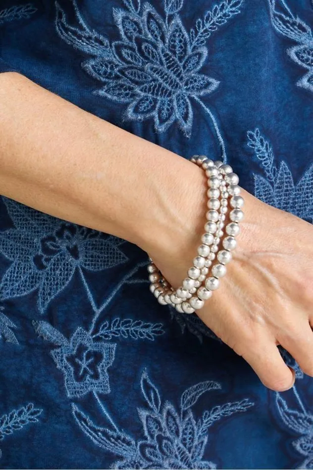 Women Miranda Beaded Bracelet Set Gold Soft Surroundings Jewelry Women Miranda Beaded Bracelet Set Gold Soft Surroundings Jewelry