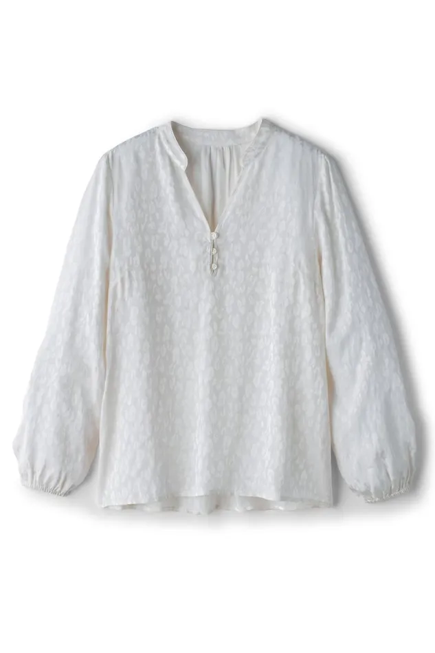 Women Mirasol Jacquard Tunic Ivory Pearl Soft Surroundings Tops Women Mirasol Jacquard Tunic Ivory Pearl Soft Surroundings Tops