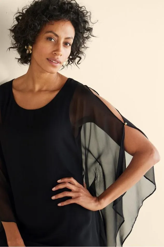 Women Morlaix Silk Dress Black Soft Surroundings Dresses Women Morlaix Silk Dress Black Soft Surroundings Dresses