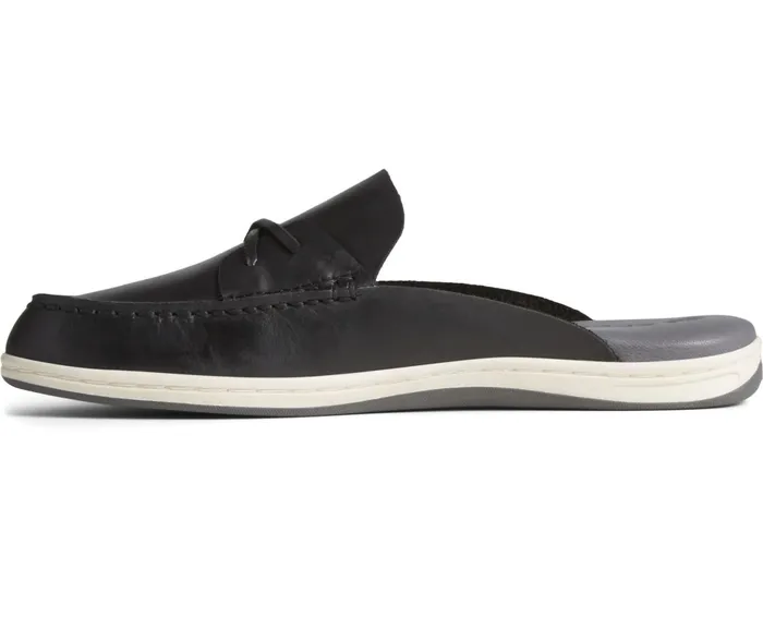 Women Mulefish Leather Boat Shoe Black Sperry Flats and Loafers Women Mulefish Leather Boat Shoe Black Sperry Flats and Loafers