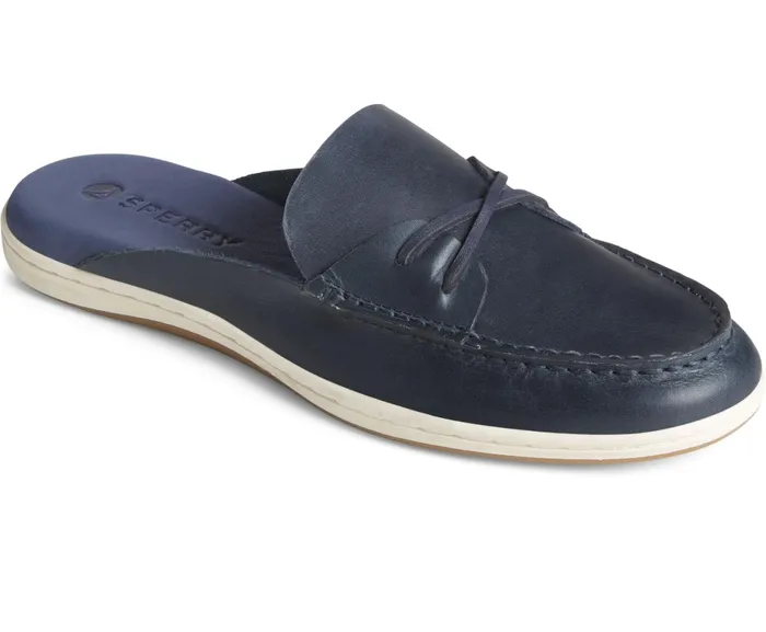 Women Mulefish Leather Boat Shoe Navy Sperry Flats and Loafers Women Mulefish Leather Boat Shoe Navy Sperry Flats and Loafers