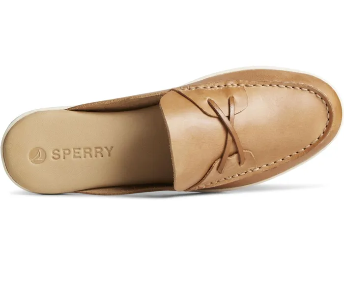 Women Mulefish Leather Boat Shoe Tan Sperry Flats and Loafers Women Mulefish Leather Boat Shoe Tan Sperry Flats and Loafers