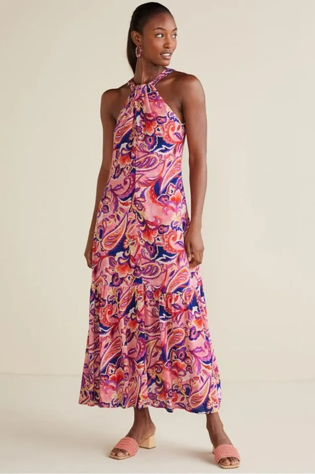 Women Nalani Gauze Maxi Dress Island Sun Paisley Coral Soft Surroundings Dresses Women Nalani Gauze Maxi Dress Island Sun Paisley Coral Soft Surroundings Dresses