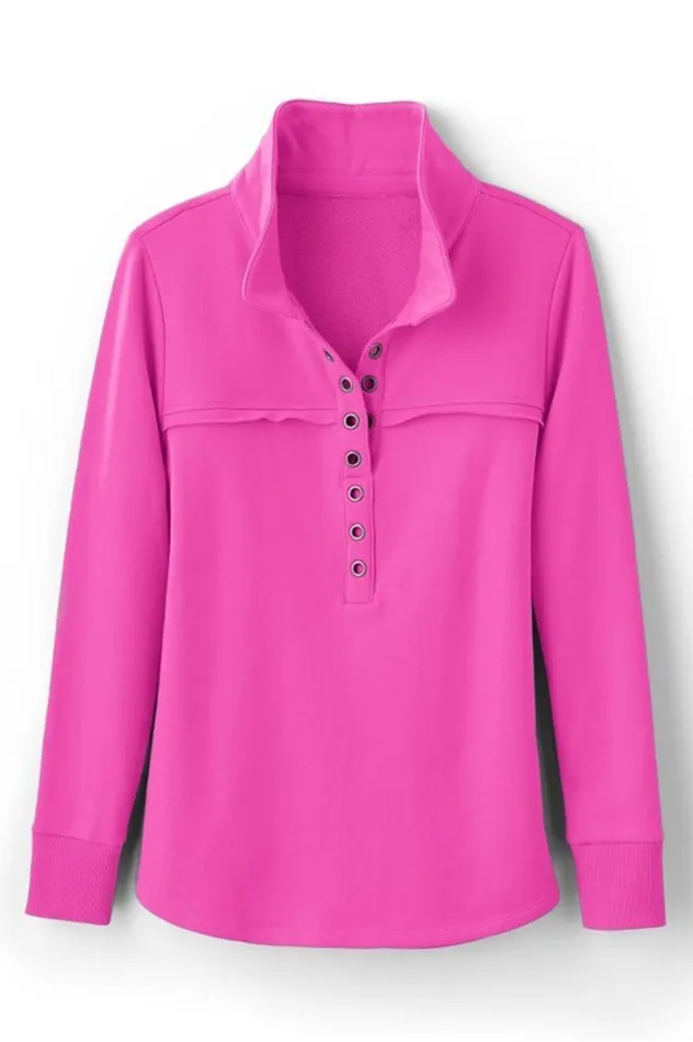 Women Neera French Terry Tunic Rose Violet Soft Surroundings Tops Women Neera French Terry Tunic Rose Violet Soft Surroundings Tops