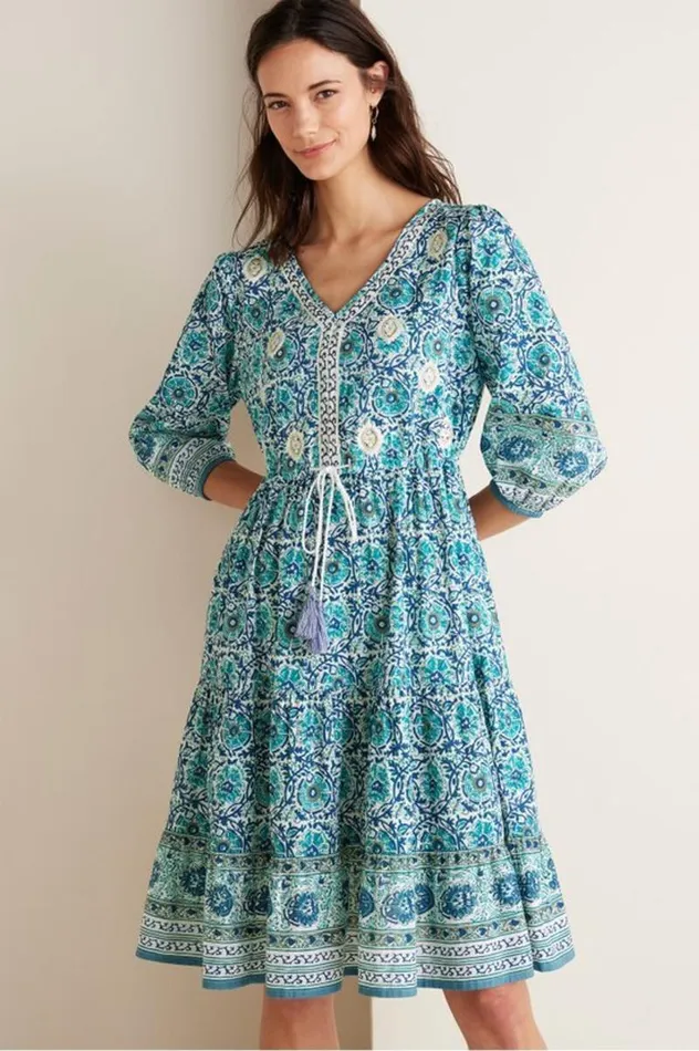Women Nerissa Dress Abstract Floral Soft Surroundings Dresses Women Nerissa Dress Abstract Floral Soft Surroundings Dresses