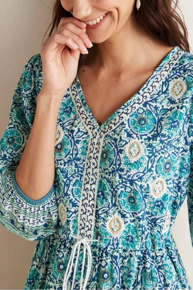 Women Nerissa Dress Abstract Floral Soft Surroundings Dresses Women Nerissa Dress Abstract Floral Soft Surroundings Dresses