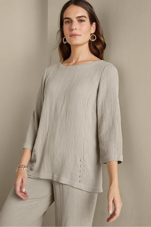 Women Oceo Gauze Tunic Black Soft Surroundings Tops Women Oceo Gauze Tunic Black Soft Surroundings Tops