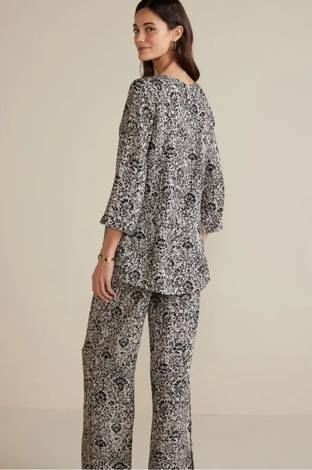 Women Oceo Gauze Tunic Black Soft Surroundings Tops Women Oceo Gauze Tunic Black Soft Surroundings Tops