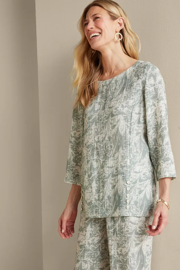 Women Oceo Gauze Tunic Black Soft Surroundings Tops Women Oceo Gauze Tunic Black Soft Surroundings Tops