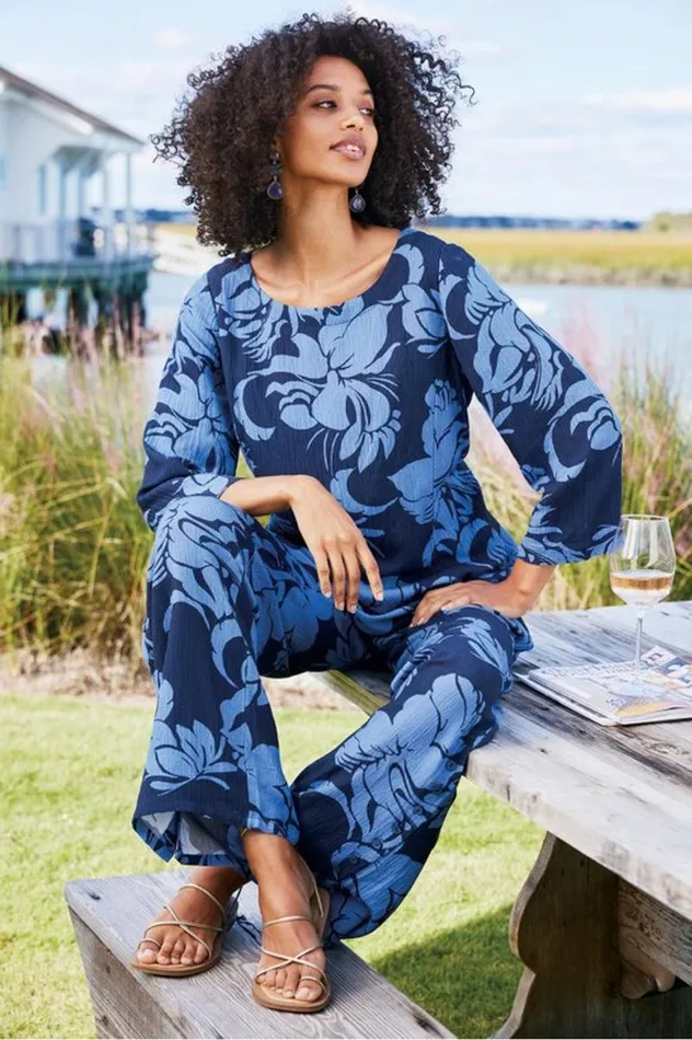 Women Oceo Gauze Tunic Black Soft Surroundings Tops Women Oceo Gauze Tunic Black Soft Surroundings Tops