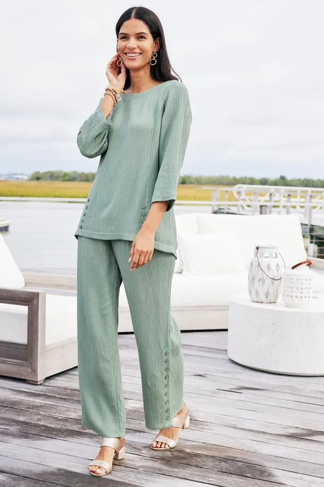 Women Oceo Gauze Tunic Black Soft Surroundings Tops Women Oceo Gauze Tunic Black Soft Surroundings Tops
