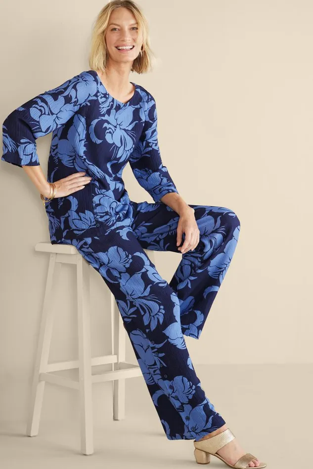 Women Oceo Gauze WideLeg Pants Black Soft Surroundings Pants Women Oceo Gauze WideLeg Pants Black Soft Surroundings Pants