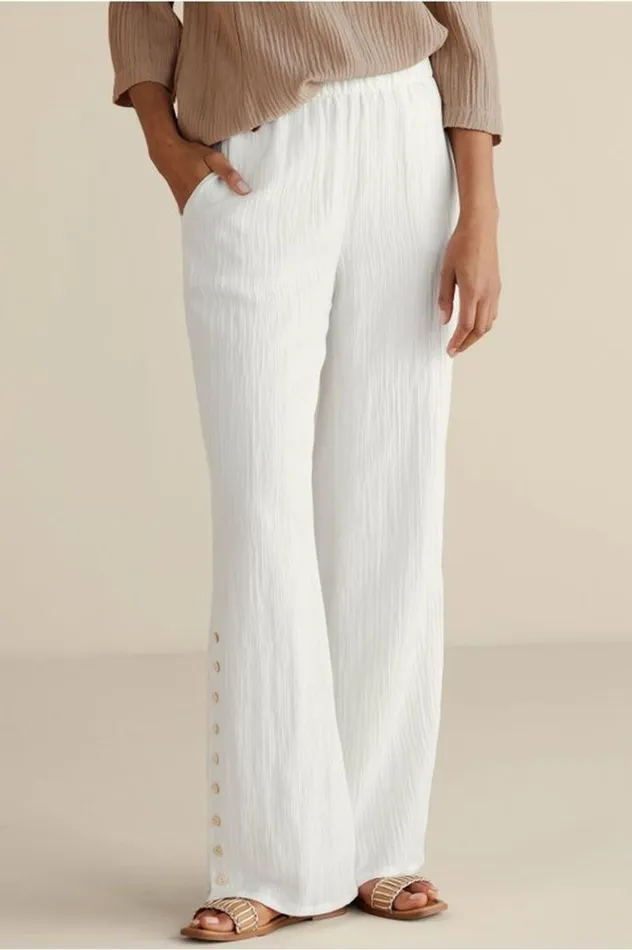 Women Oceo Gauze WideLeg Pants Black Soft Surroundings Pants Women Oceo Gauze WideLeg Pants Black Soft Surroundings Pants