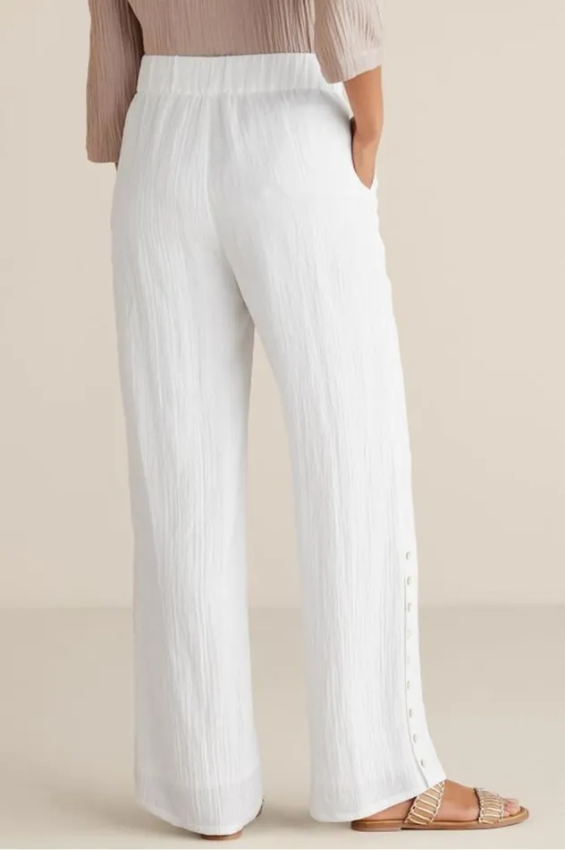 Women Oceo Gauze WideLeg Pants Black Soft Surroundings Pants Women Oceo Gauze WideLeg Pants Black Soft Surroundings Pants