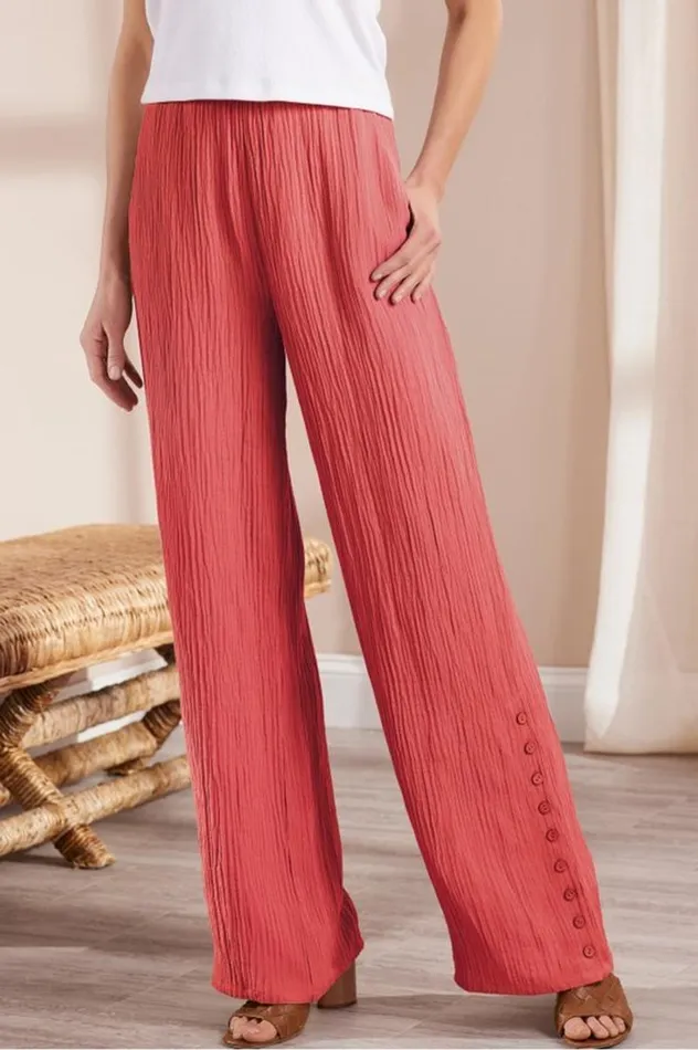 Women Oceo Gauze WideLeg Pants Black Soft Surroundings Pants Women Oceo Gauze WideLeg Pants Black Soft Surroundings Pants