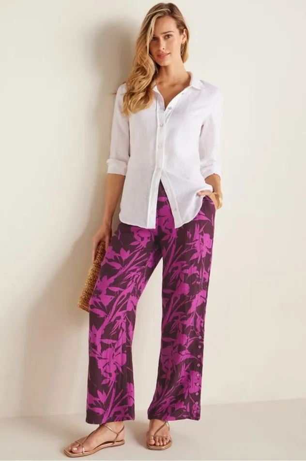 Women Oceo Gauze WideLeg Pants Black Soft Surroundings Pants Women Oceo Gauze WideLeg Pants Black Soft Surroundings Pants