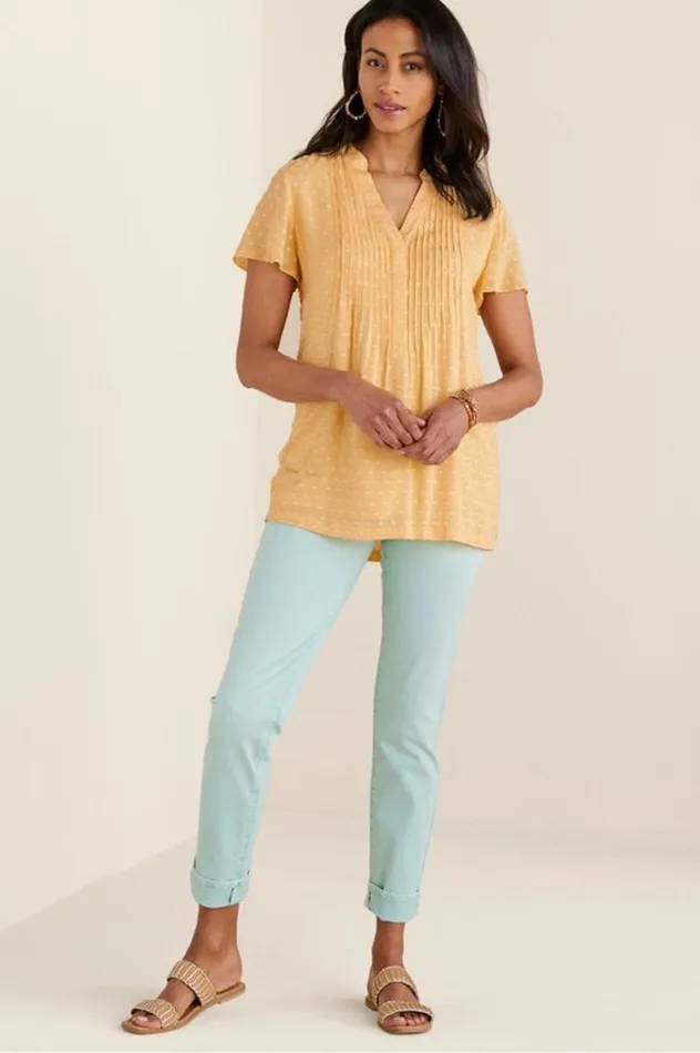 Women Offshore Top Aquatic Blue Soft Surroundings Tops Women Offshore Top Aquatic Blue Soft Surroundings Tops