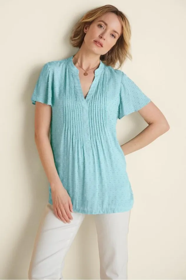 Women Offshore Top Aquatic Blue Soft Surroundings Tops Women Offshore Top Aquatic Blue Soft Surroundings Tops