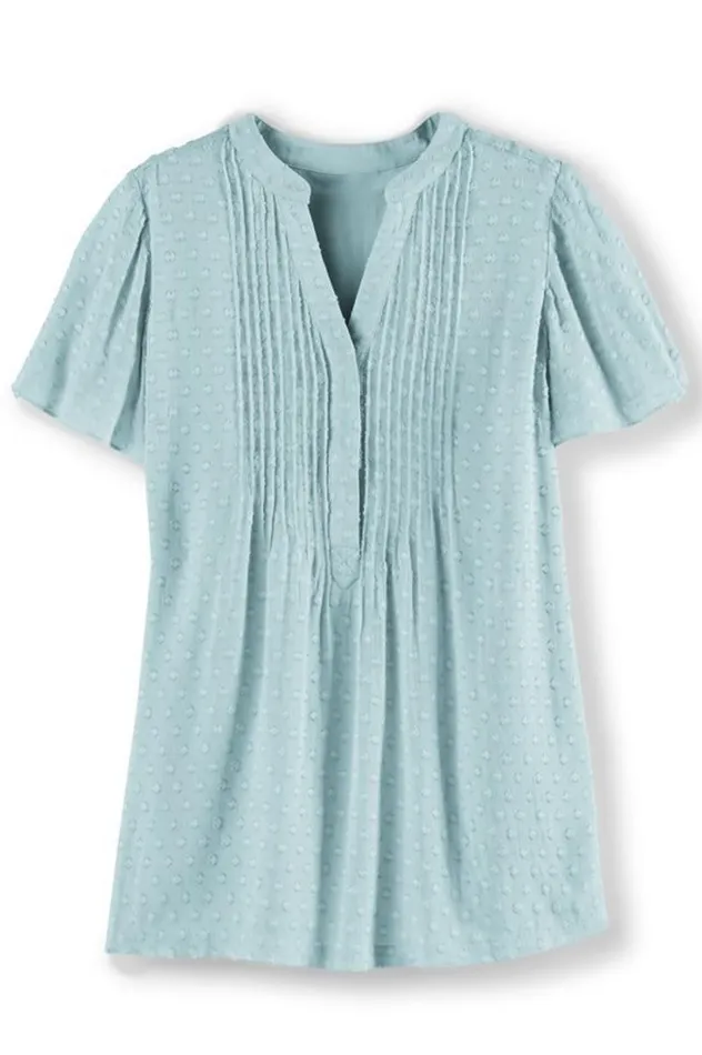 Women Offshore Top Aquatic Blue Soft Surroundings Tops Women Offshore Top Aquatic Blue Soft Surroundings Tops