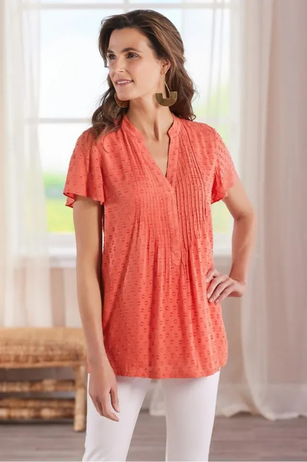 Women Offshore Top Aquatic Blue Soft Surroundings Tops Women Offshore Top Aquatic Blue Soft Surroundings Tops