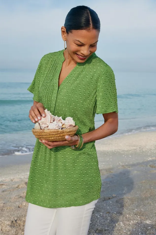 Women Offshore Top Aquatic Blue Soft Surroundings Tops Women Offshore Top Aquatic Blue Soft Surroundings Tops