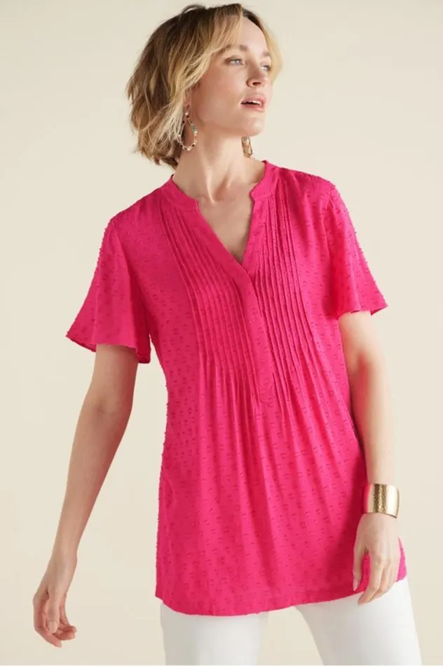 Women Offshore Top Aquatic Blue Soft Surroundings Tops Women Offshore Top Aquatic Blue Soft Surroundings Tops