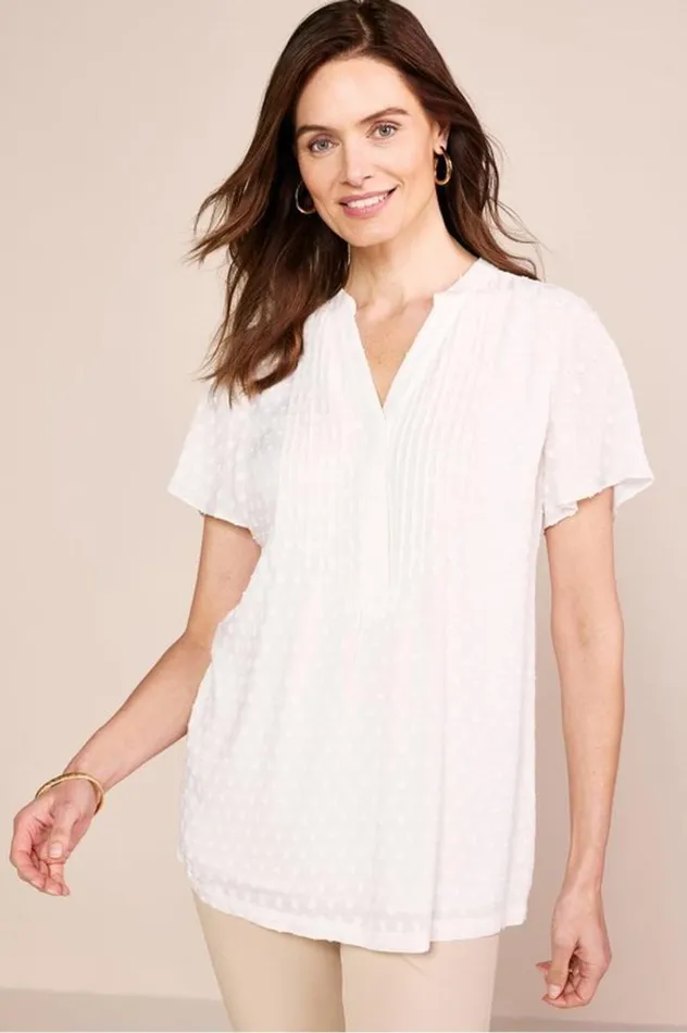 Women Offshore Top Aquatic Blue Soft Surroundings Tops Women Offshore Top Aquatic Blue Soft Surroundings Tops