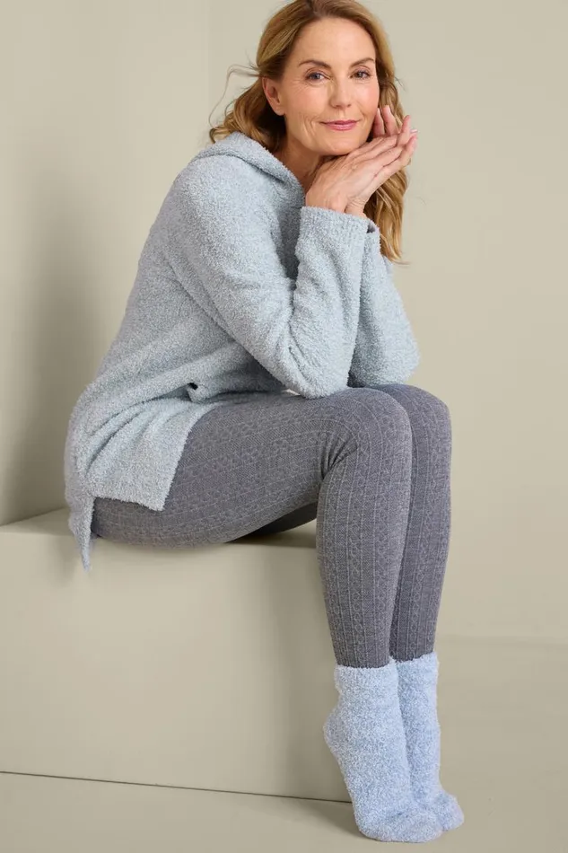 Women Orabella Sweater Hoodie Blue Fogsugar Swizzle Soft Surroundings Tops Women Orabella Sweater Hoodie Blue Fogsugar Swizzle Soft Surroundings Tops